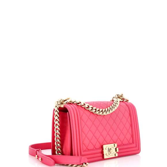 Chanel Boy Flap Bag Quilted Lambskin #235132C36B - Picture 2 of 8